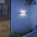 Steinhauer Steinhauer Outdoor wall luminaire, LED, 1 flame, 7W, 2700K, IP65, black