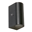 Steinhauer Udend�rs V�glampe, LED, 2-flammer, 4W, 2700K, IP44, sort
