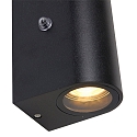 Steinhauer Steinhauer Udend�rs V�glampe, LED, 2-flammer, 4W, 2700K, IP44, sort