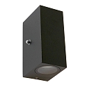 Steinhauer Udend�rs V�glampe, LED, 2-flammer, 4W, 2700K, IP44, sort