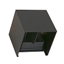 Steinhauer Steinhauer Udend�rs V�glampe, LED, 2-flammer, med sensor, 2x3W, 2700K, IP54, sort