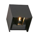 Steinhauer Steinhauer Udend�rs V�glampe, LED, 2-flammer, med sensor, 2x3W, 2700K, IP54, sort