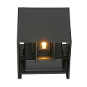 Steinhauer Steinhauer Udend�rs V�glampe, LED, 2-flammer, med sensor, 2x3W, 2700K, IP54, sort