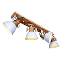 Mexlite Spot GEARWOOD, 4 flames, white