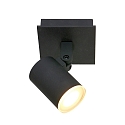 Steinhauer Steinhauer Spot POINT NOIRS LED, 1-flamme, GU10, sort