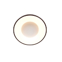 Steinhauer ceiling luminaire RINGLEDE 1 flame IP20, bronze dimmable