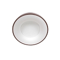Steinhauer ceiling luminaire RINGLEDE 1 flame IP20, bronze dimmable
