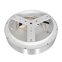 Steinhauer ceiling luminaire RINGLEDE - � 30CM small, round, direct / indirect IP20, silver brushed dimmable