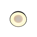 Steinhauer ceiling luminaire RINGLEDE - � 30CM small, round, direct / indirect IP20, black matt dimmable