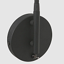 Steinhauer wall luminaire NATASJA with switch, with flex arm GU10 IP20, black matt dimmable