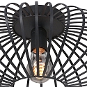 anne light & home Loftlampe DUNBAR 1-flamme, rund E27 IP20, sort mat d�mpbar