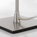 Steinhauer Bordlampe ANCILLA 1-flamme, lang, med skiftefunktion, konisk E14 IP20, st�l b�rstet d�mpbar