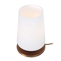 Steinhauer Bordlampe ANCILLA 1-flamme, kort, med skiftefunktion, konisk E27 IP20, b�rstet bronze d�mpbar