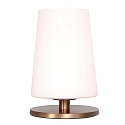 Steinhauer Bordlampe ANCILLA 1-flamme, kort, med skiftefunktion, konisk E27 IP20, b�rstet bronze d�mpbar