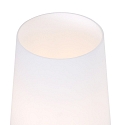 Steinhauer Bordlampe ANCILLA 1-flamme, kort, med skiftefunktion, konisk E27 IP20, st�l b�rstet d�mpbar