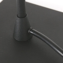 Steinhauer Bordlampe ANCILLA 1-flamme, med skiftefunktion, konisk E14 IP20, sort mat d�mpbar
