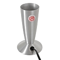 Mexlite Bordlampe VOLCAN med afbryder, konisk E14 IP20, st�l b�rstet 