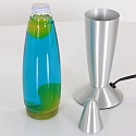 Mexlite Bordlampe VOLCAN med afbryder, konisk E14 IP20, st�l b�rstet 