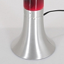 Mexlite Bordlampe VOLCAN cylindrisk, med afbryder E14 IP20, st�l b�rstet 