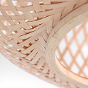 anne light & home Loftlampe MAZE E27 IP20, bambus lys d�mpbar