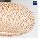 anne light & home Loftlampe MAZE E27 IP20, bambus lys dmpbar