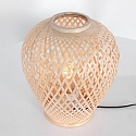 anne light & home Bordlampe MAZE med afbryder E27 IP20, bambus lys 