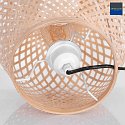 anne light & home table lamp MAZE with switch E27 IP20, bamboo light 