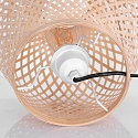 anne light & home Bordlampe MAZE med afbryder E27 IP20, bambus lys 
