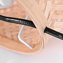 anne light & home Bordlampe MAZE med afbryder E27 IP20, bambus lys 