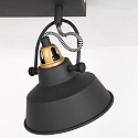 Mexlite V�g- og Loftlampe NOV� 2-flammer, justerbar E14 IP20, sort mat d�mpbar