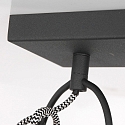 Mexlite V�g- og Loftlampe NOV� 2-flammer, justerbar E14 IP20, sort mat d�mpbar
