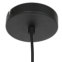anne light & home Pendel FLINTER 1-flamme, cylindrisk, direkte / indirekte E27 IP20, sort mat d�mpbar