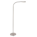 Standerlampe PLATU med fleksibel arm, med touch-d�mper IP20, st�l d�mpbar