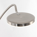 Mexlite Standerlampe PLATU med fleksibel arm, med touch-d�mper IP20, st�l d�mpbar