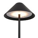 Steinhauer Bordlampe ANCILLA up / down, med USB tilslutning, med batteri, med touch-d�mper IP54, sort mat d�mpbar