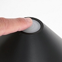 Steinhauer Bordlampe ANCILLA up / down, med USB tilslutning, med batteri, med touch-d�mper IP54, sort mat d�mpbar