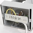 wall luminaire MURO up / down, round, adjustable G9 IP20, steel brushed dimmable