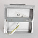 wall luminaire MURO up / down, square, cylindrical, adjustable G9 IP20, steel brushed dimmable