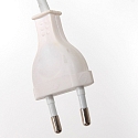 Mexlite wall luminaire UPROUND 1 flame GU10 IP20, white 