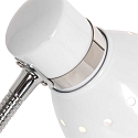 Steinhauer table lamp SPRING tiltable E27 IP20, white 