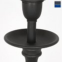 anne light & home table lamp LYONS C E27 IP20, mud, black