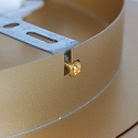 ceiling luminaire RINGLUX 1 flame IP20, gold dimmable