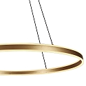 pendant luminaire RINGLUX up / down IP20, gold dimmable