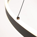 Steinhauer pendant luminaire RINGLUX up / down IP20, black dimmable