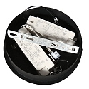 Steinhauer pendant luminaire RINGLUX up / down IP20, black dimmable