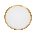 Steinhauer ceiling luminaire FLADY up / down IP20, gold dimmable