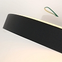 ceiling luminaire FLADY up / down IP20, gold dimmable