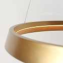 Steinhauer pendant luminaire RINGLUX IP20, gold dimmable