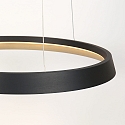 Steinhauer pendant luminaire RINGLUX IP20, black dimmable