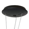 Steinhauer pendant luminaire RINGLUX IP20, black dimmable